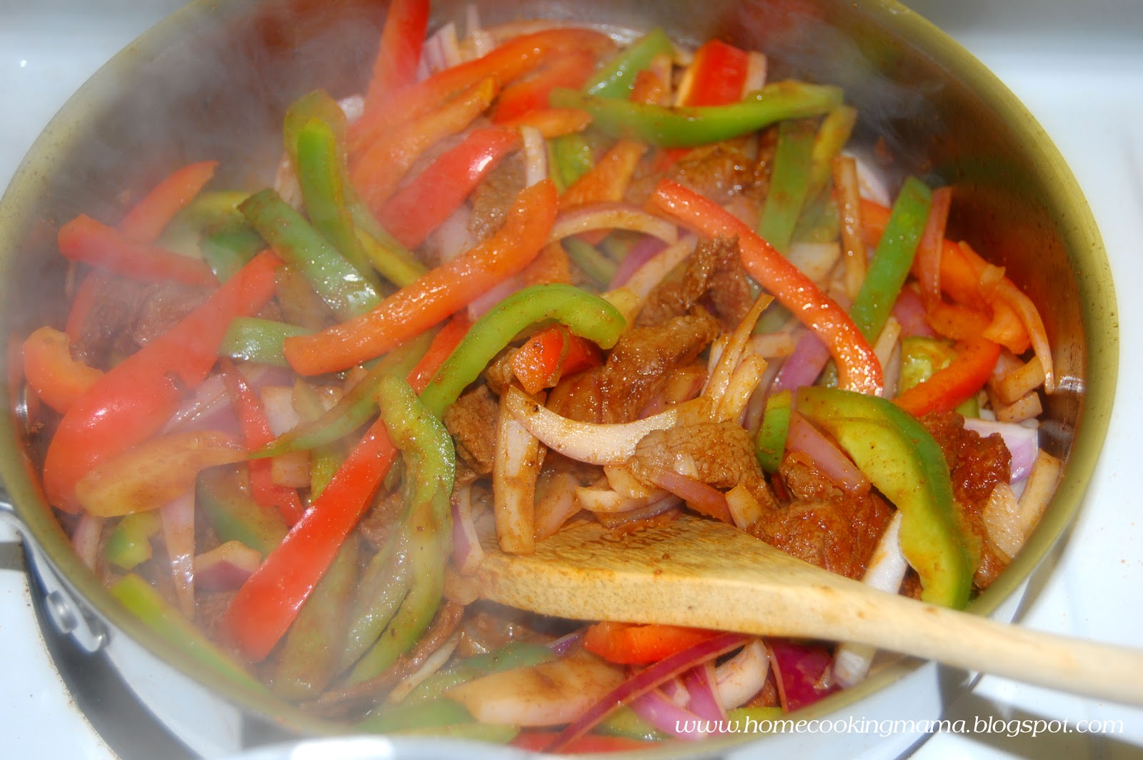Home Cooking Mama Made From Scratch Beef Fajitas