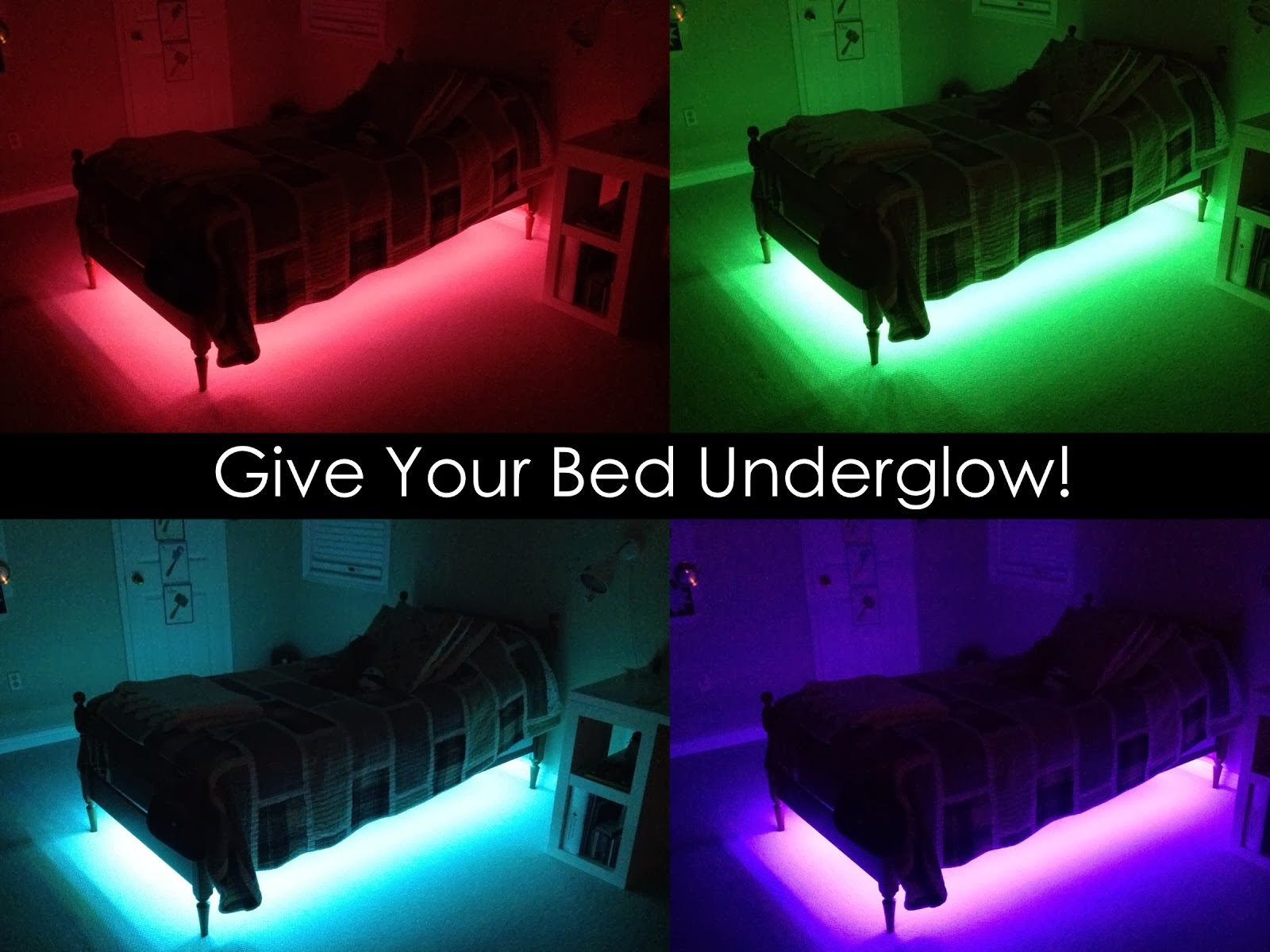 DIY Give Your Bed Underglow DIY Craft Projects