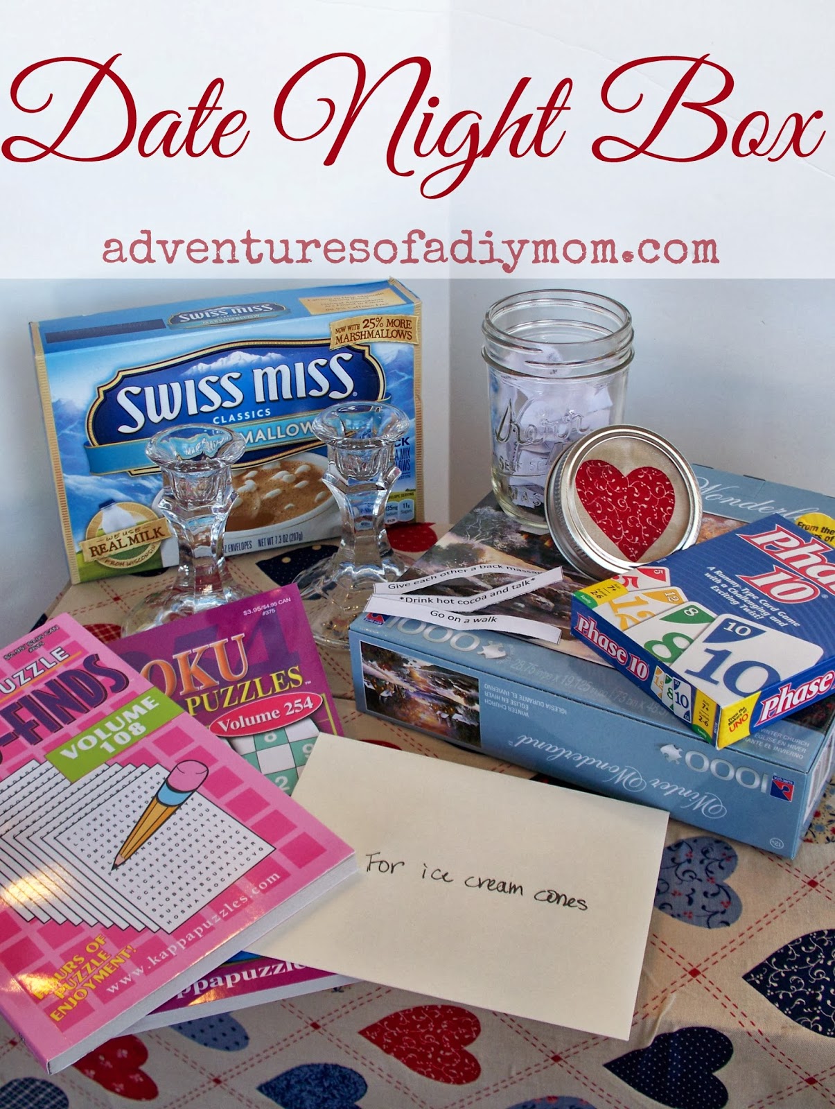 Date Night Box or Jar Adventures of a DIY Mom