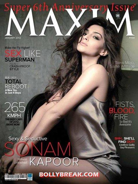 Sonam Kapoor - (9) - 2012 Maxim India Cover Girls, Who's the Hottest?