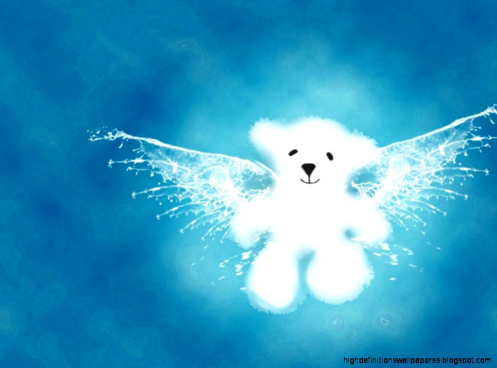 Cute Blue Bear Wallpaper High Definitions Wallpapers