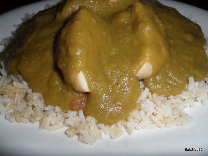 Flab 2 Fab Mushy Pea Curry