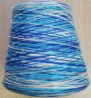 Space dyed yarn