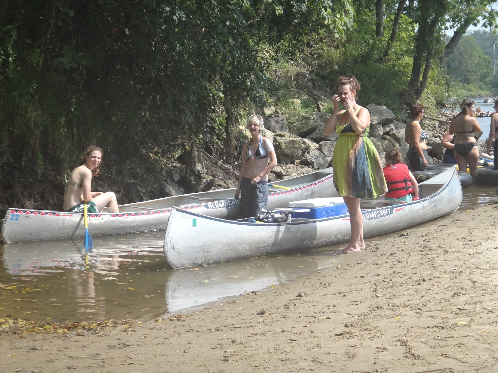 Russman's spot Tubing the Cannon River at Welch Mill