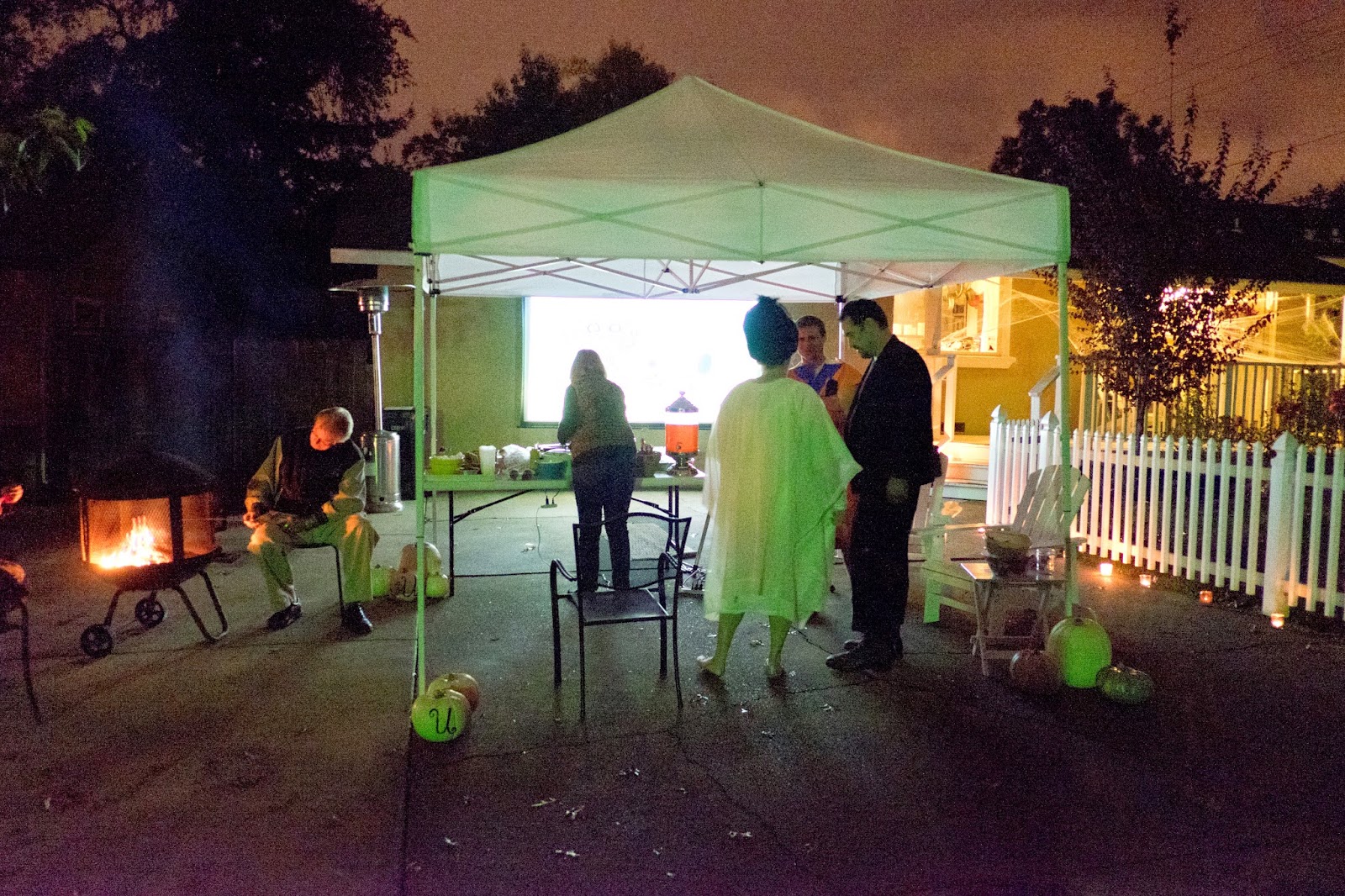 Domestic Fashionista Community Takes Time Our Halloween Driveway Party