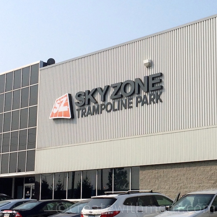 Create With Mom Sky Zone Trampoline Park in Whitby
