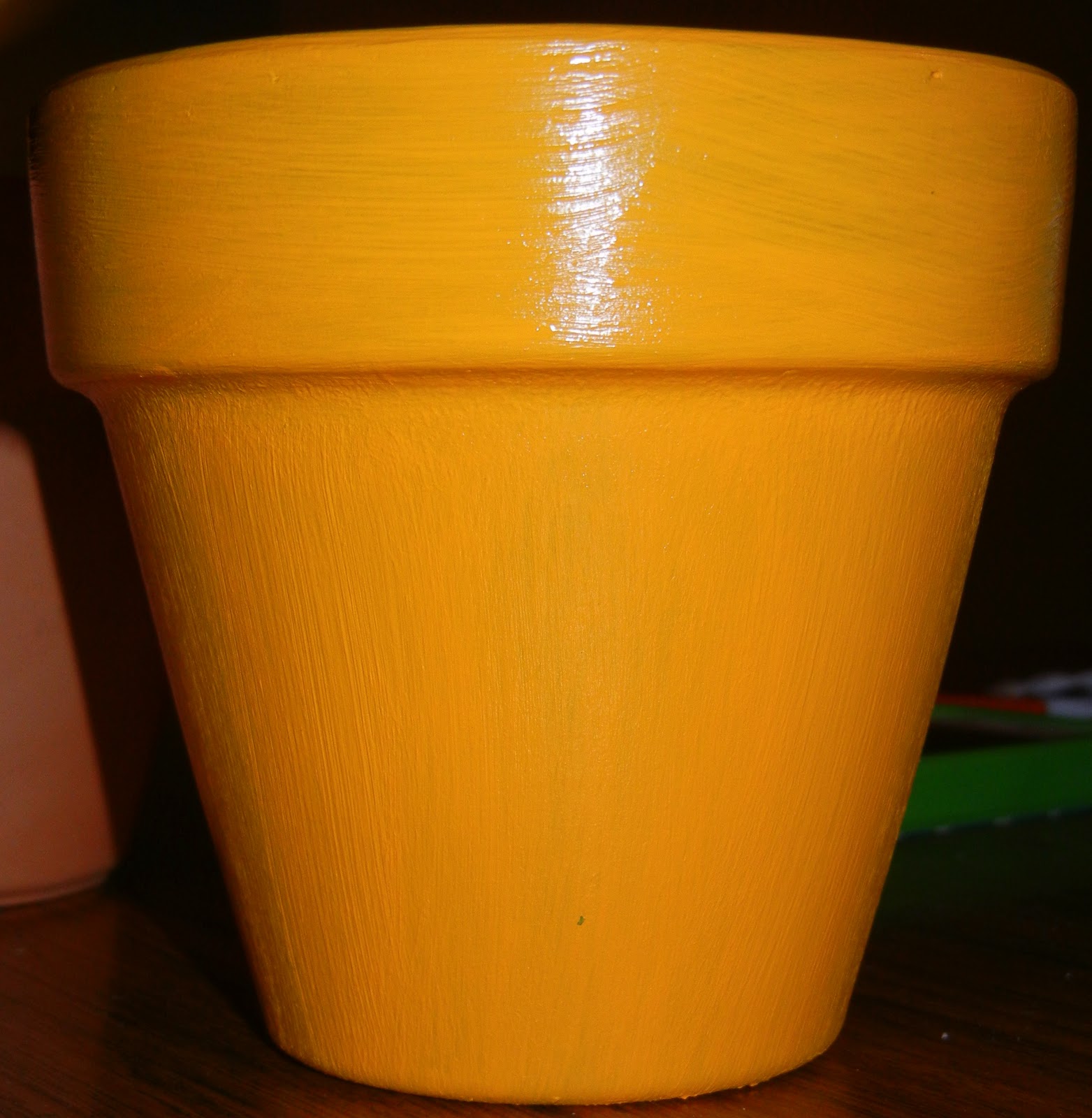 Libby Ribbons Weekend Paint Project Polka Dot Flower Pots