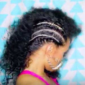 Gold Chain Curly Mixed Girl Hairstyle Tutorial Easy Girls