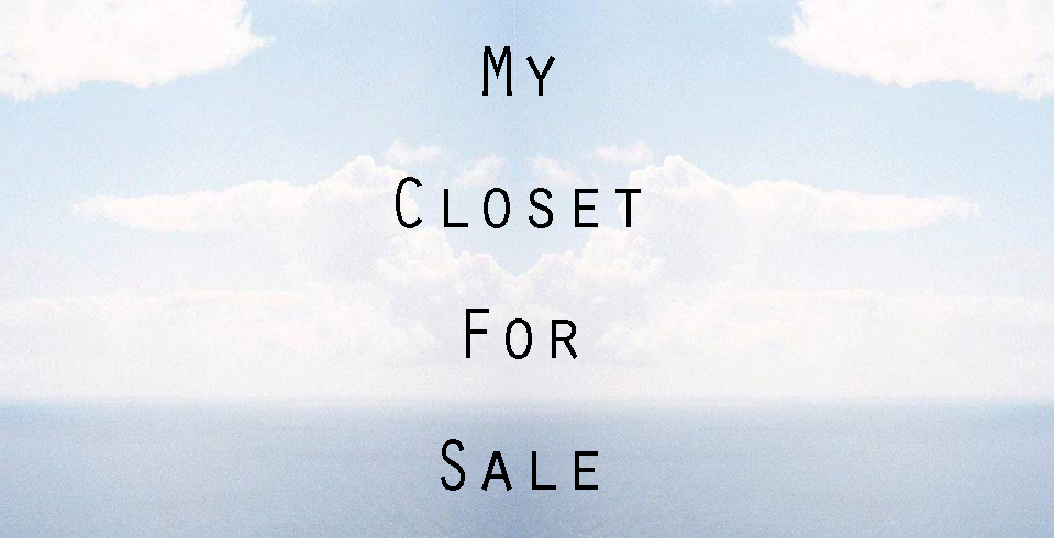 My Closet For Sale