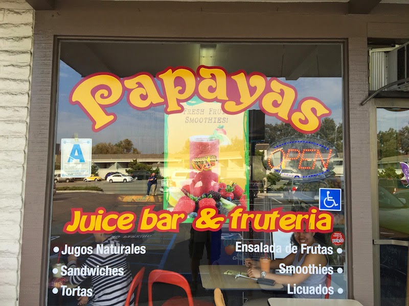 Mango Smoothie at Papayas Juice Bar and Fruteria in San Diego