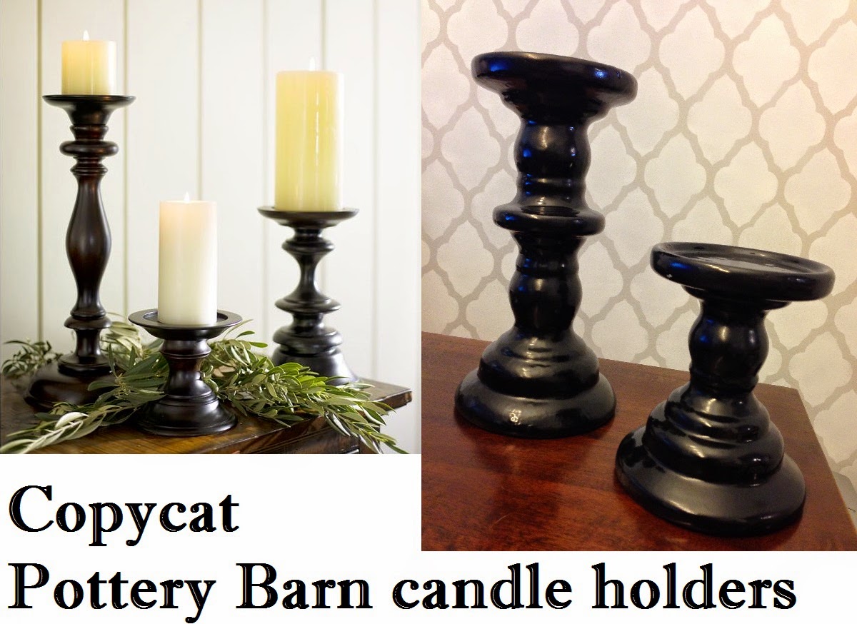 Lindsey Edits Copycat Pottery Barn Candle Holders My First Flea
