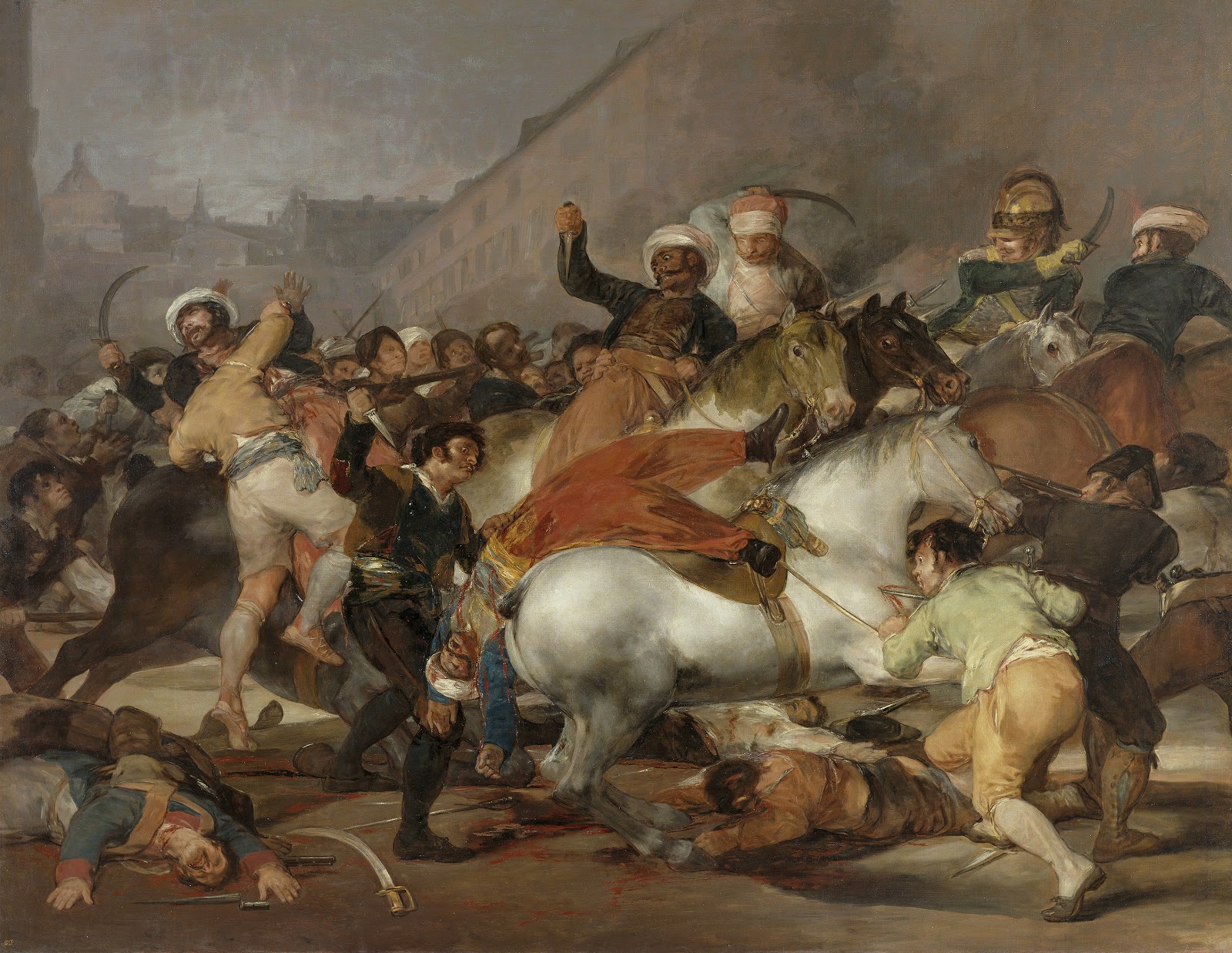 Francisco  Goya  El  dos  de  mayo  deen  Madrid