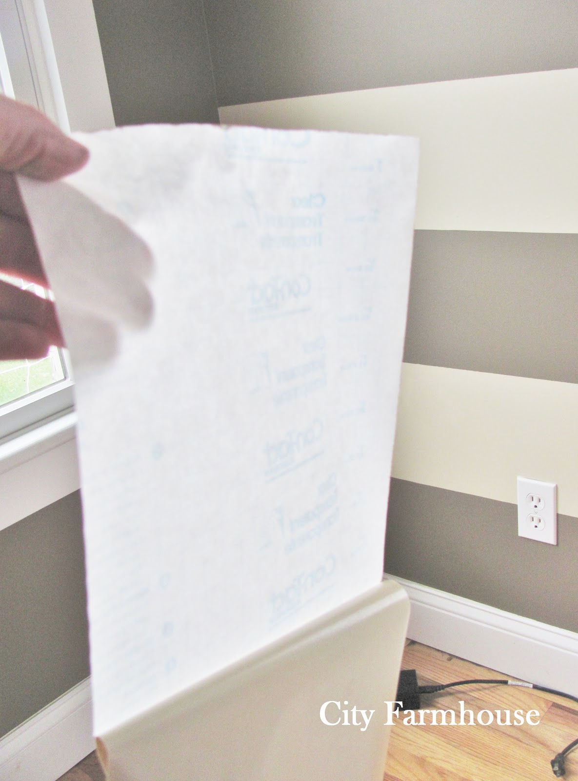 Contact Paper Wall Stripes City Farmhouse