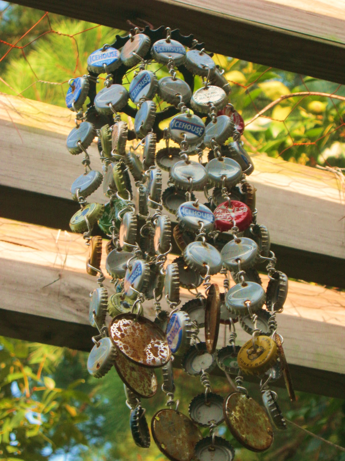 Trina is artsy fartsy How To Make a Bottle Cap Wind Chime