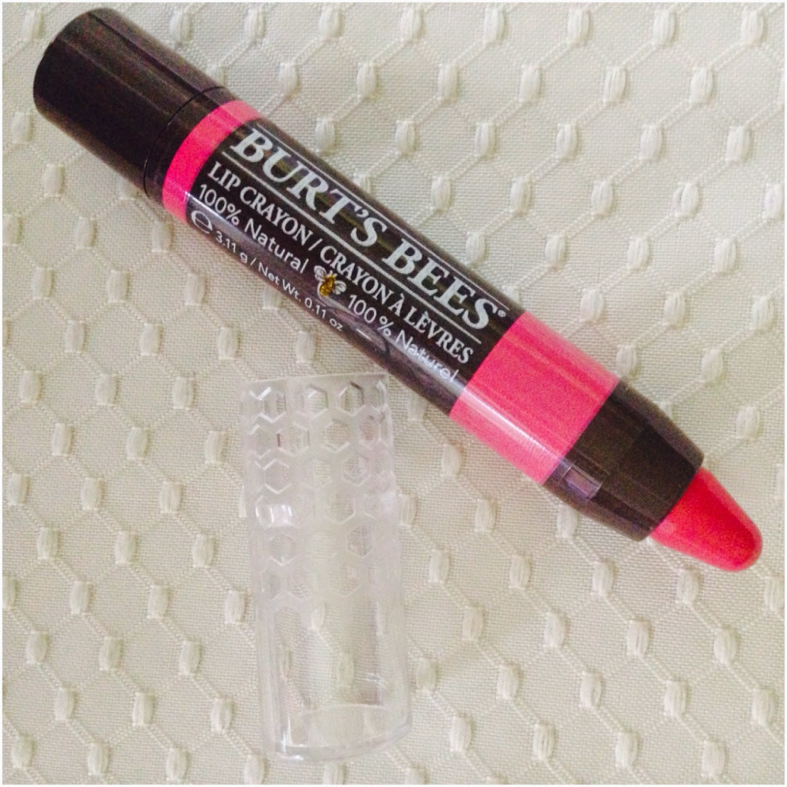 YummoMummo Review Burt's Bees Lip Crayon x
