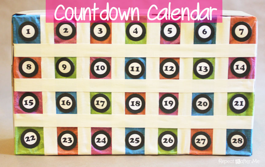 Countdown Calendar Repeat Crafter Me