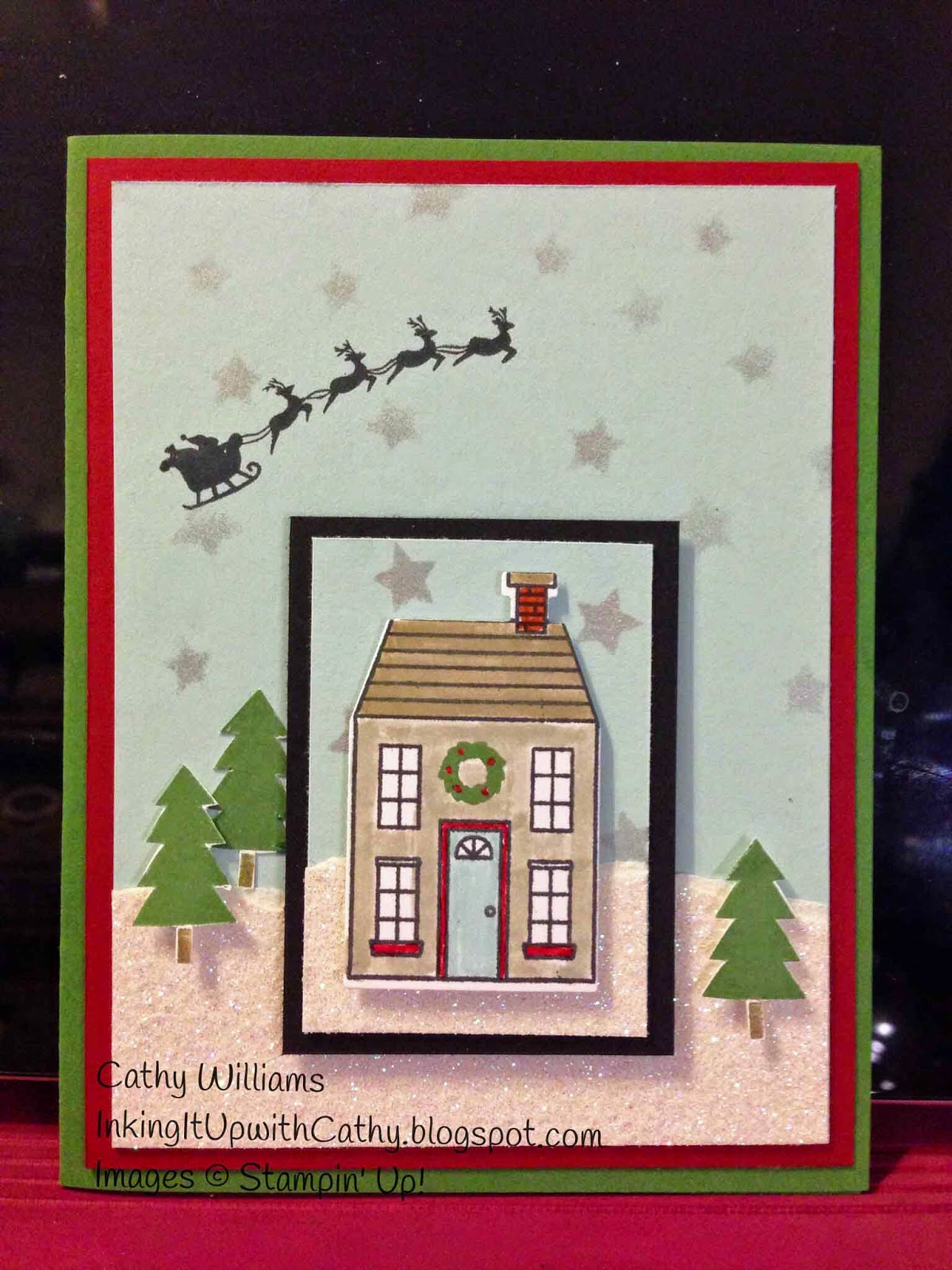 Inking It Up With Cathy Stampin' Up!'s Holiday Home Set