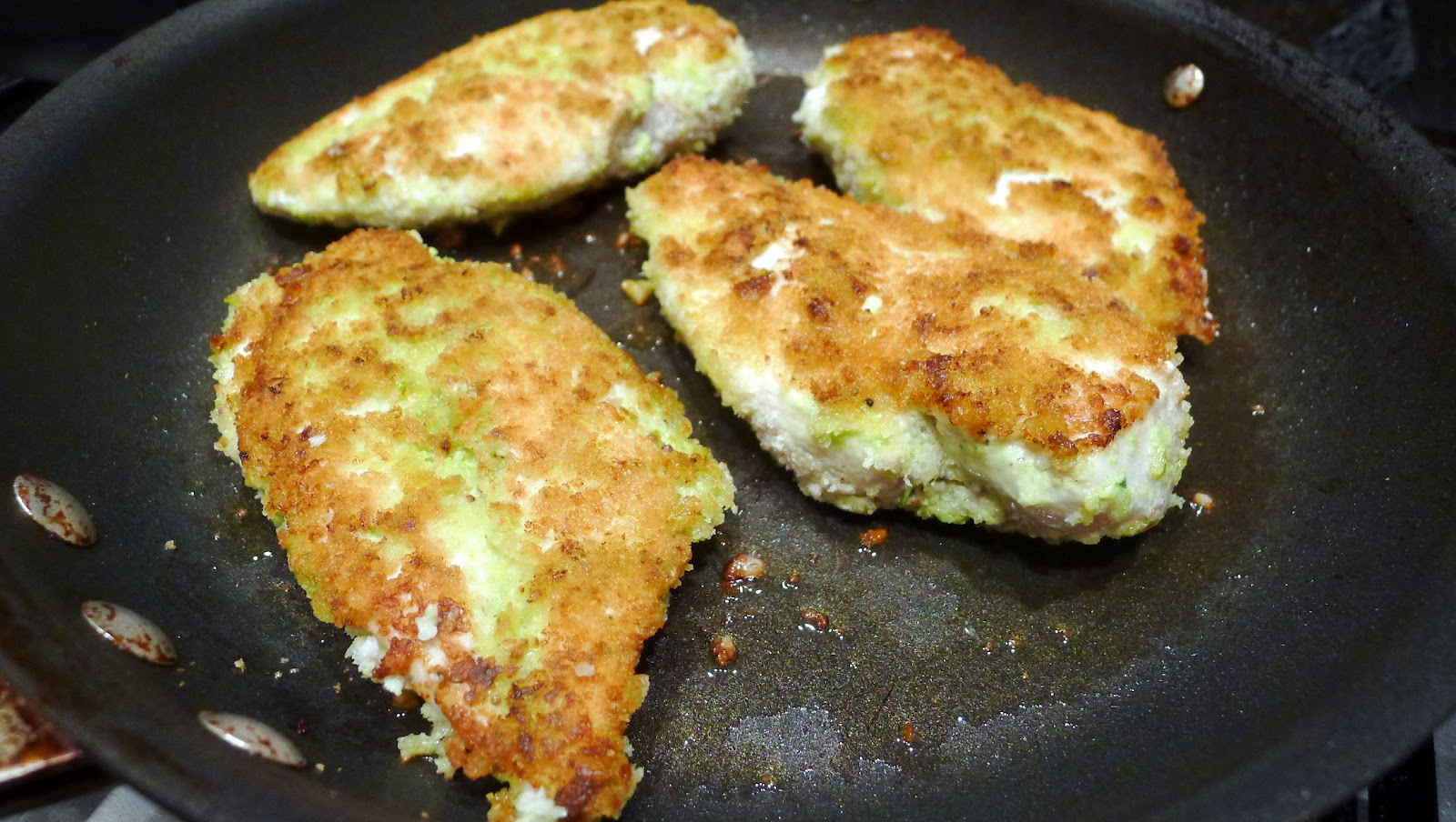 newFOOD tuesdayz Garlic Chicken Schnitzel