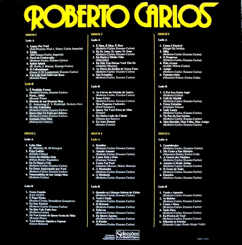 Blog Do Porrete Roberto Carlos Selecoes Reader S Digest 6 Cds blog do porrete blogger