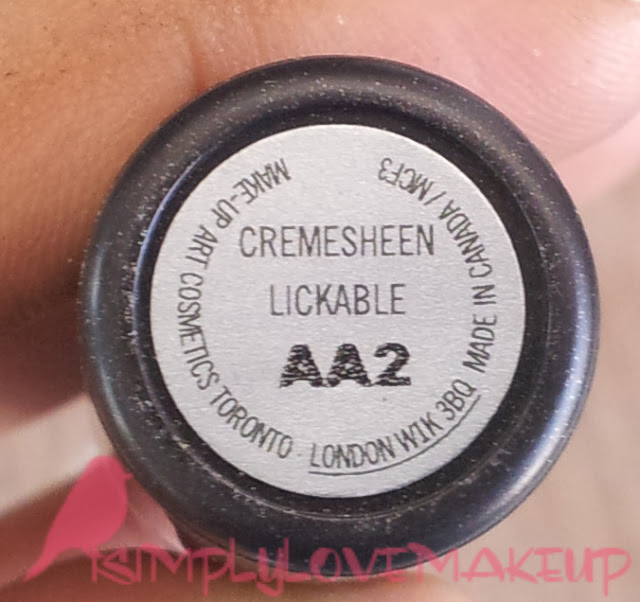 MAC Cremesheen Lipstick Lickable Review