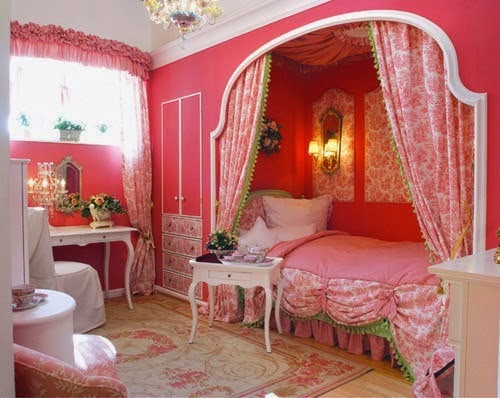 stylish hot pink bedrooms designs