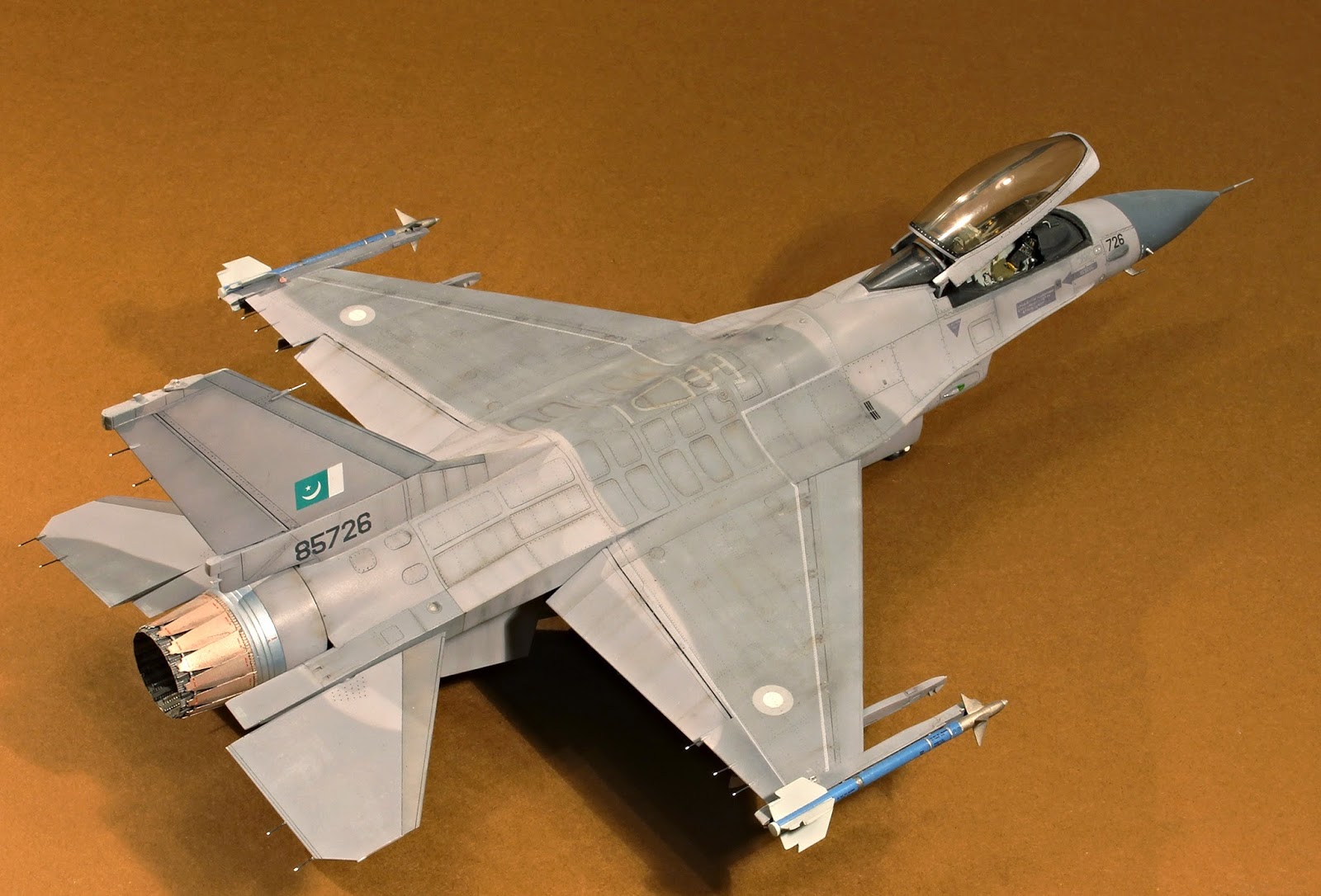 F-16A Block 15U Pakistan A.F. - Tamiya 1/48 Finished!