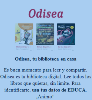 Odisea. Tu biblioteca en casa.