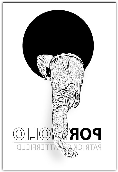 art portfolio cover page