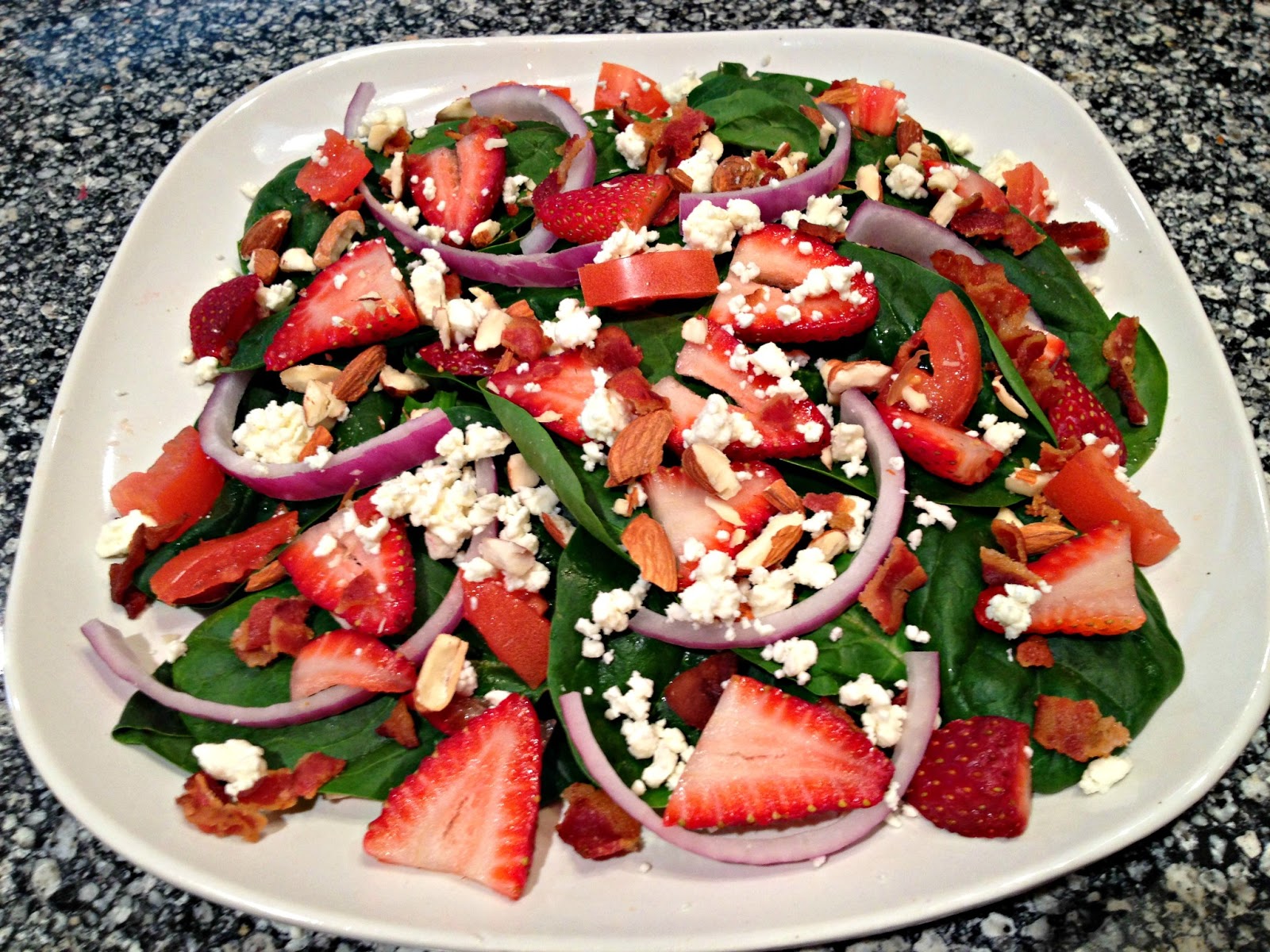 Strawberry Spinach Salad