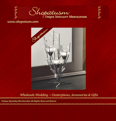 Elegant Crystal Tree Tealight Candle Holder Centerpiece