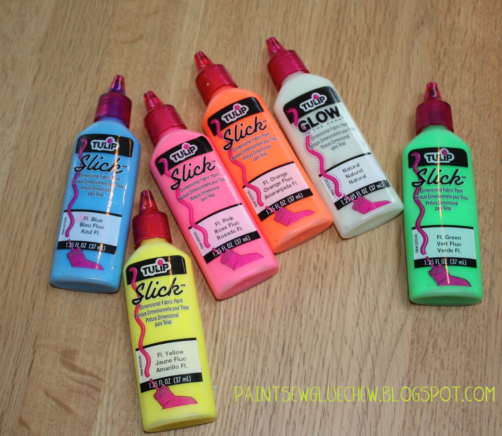 Paint Sew Glue Chew Tshirts Decorated With Puffy Paint.