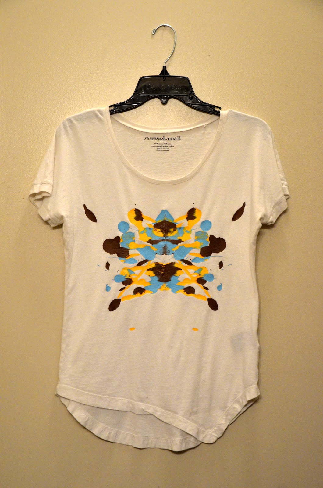 Hello There Handmade Banner DIY Ink Blot TShirt
