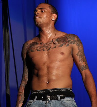 chris brown tattoos