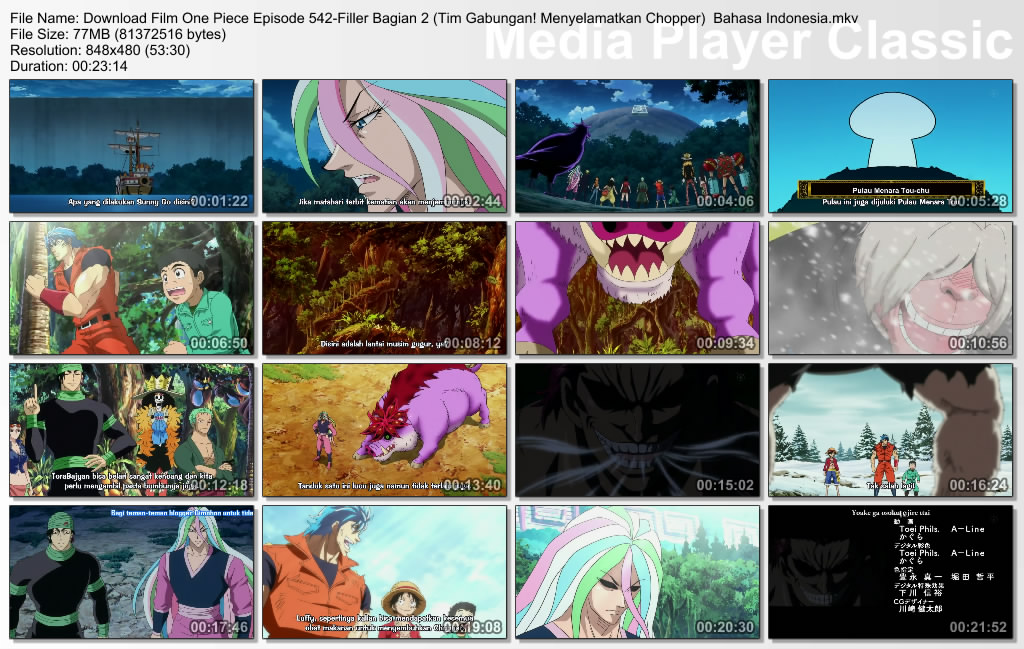 Episode 542-Filler Bagian 2 (Tim Gabungan! Menyelamatkan Chopper) - MO-PI