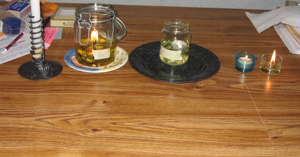 Simply Gail the Creative Cheapskate Homemade Olive Oil Lamps Safe, Cheap and Quick to Make