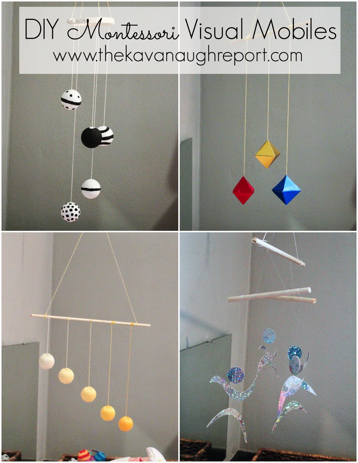Montessori Infant Mobiles Visual Series