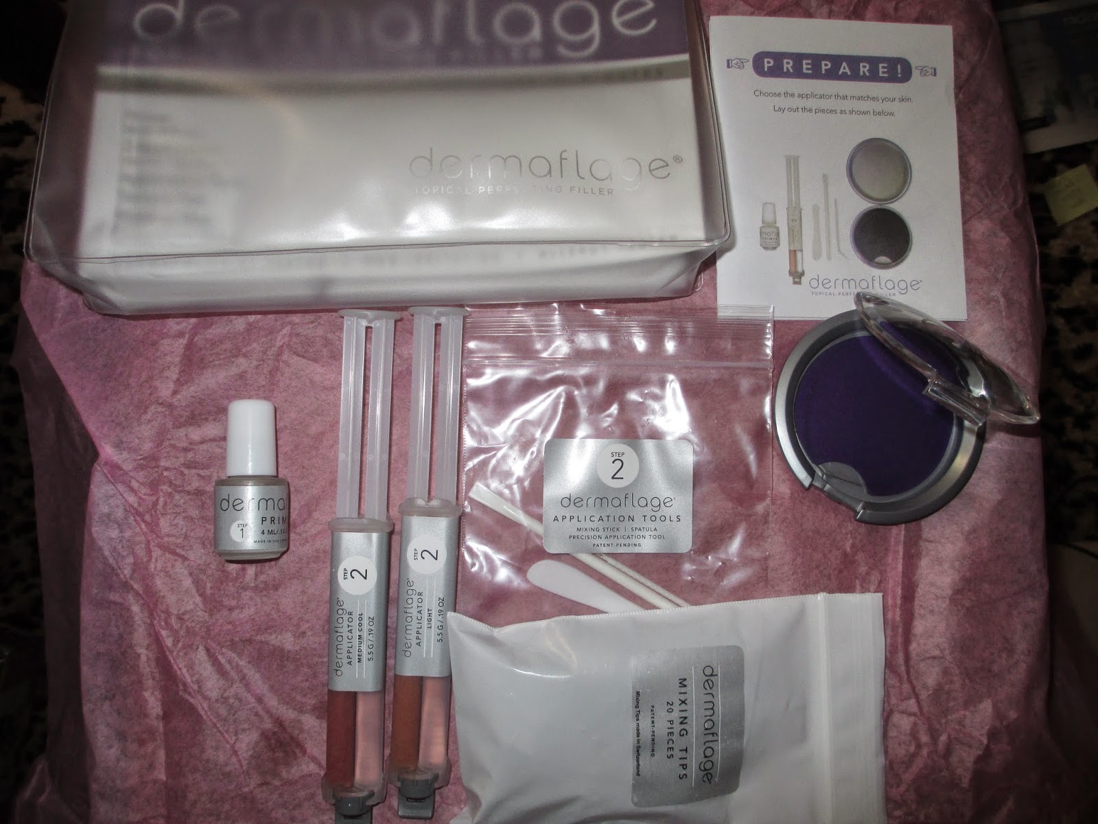 Whats Inside Your Beauty Bag? Dermaflage Topical Perfecting Filler