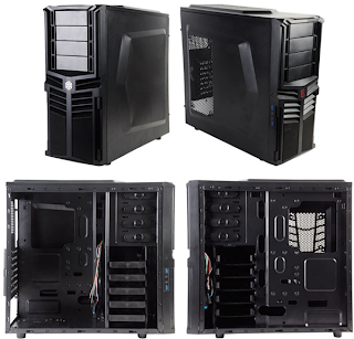 A black Silverstone RL04B ATX Mid Tower case for sale at matts-myth