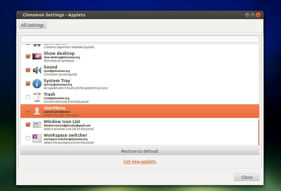 Cinnamon Themes, Applets And Extensions PPA Repository [Ubuntu, Linux