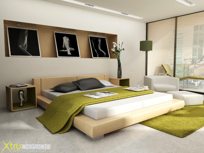 Diseño de Dormitorio Moderno de color Oscuro | Simple Home Decoration