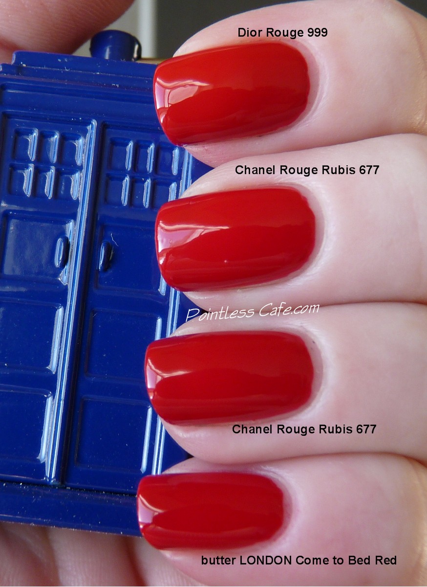 Pointless Cafe: Comparison Request: Chanel Rouge Rubis vs BL and Dior