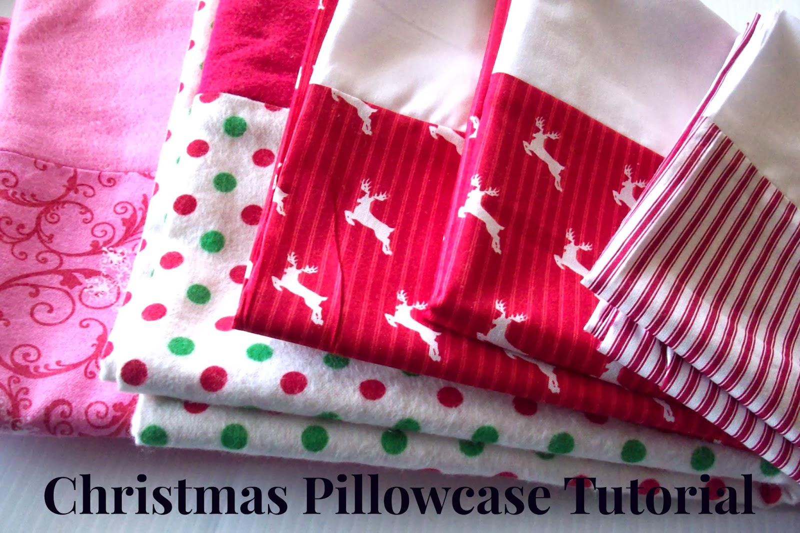 Christmas Pillowcase Tutorial Food Crafts and Family