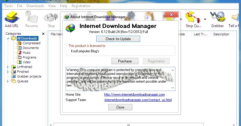 FULL Internet Download Manager (IDM) 6.30 Build 7 Crack [Fixed]