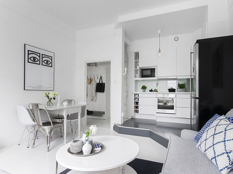 Alquimia deco: blanca, pequeña y muy bien aprovechada, asà es la ... Casas pequeña bien aprovechadas