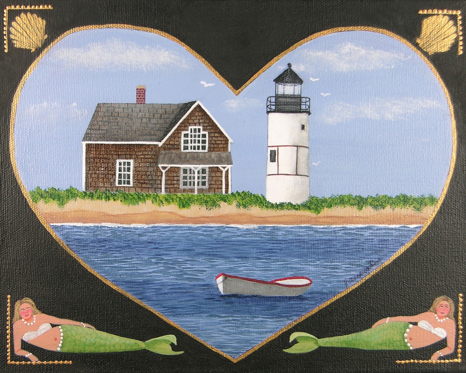 J. AUGUSTINO FOLK ART VILLAGE CRAFTERS OF CAPE COD, DEER CROSSING, MASHPEE