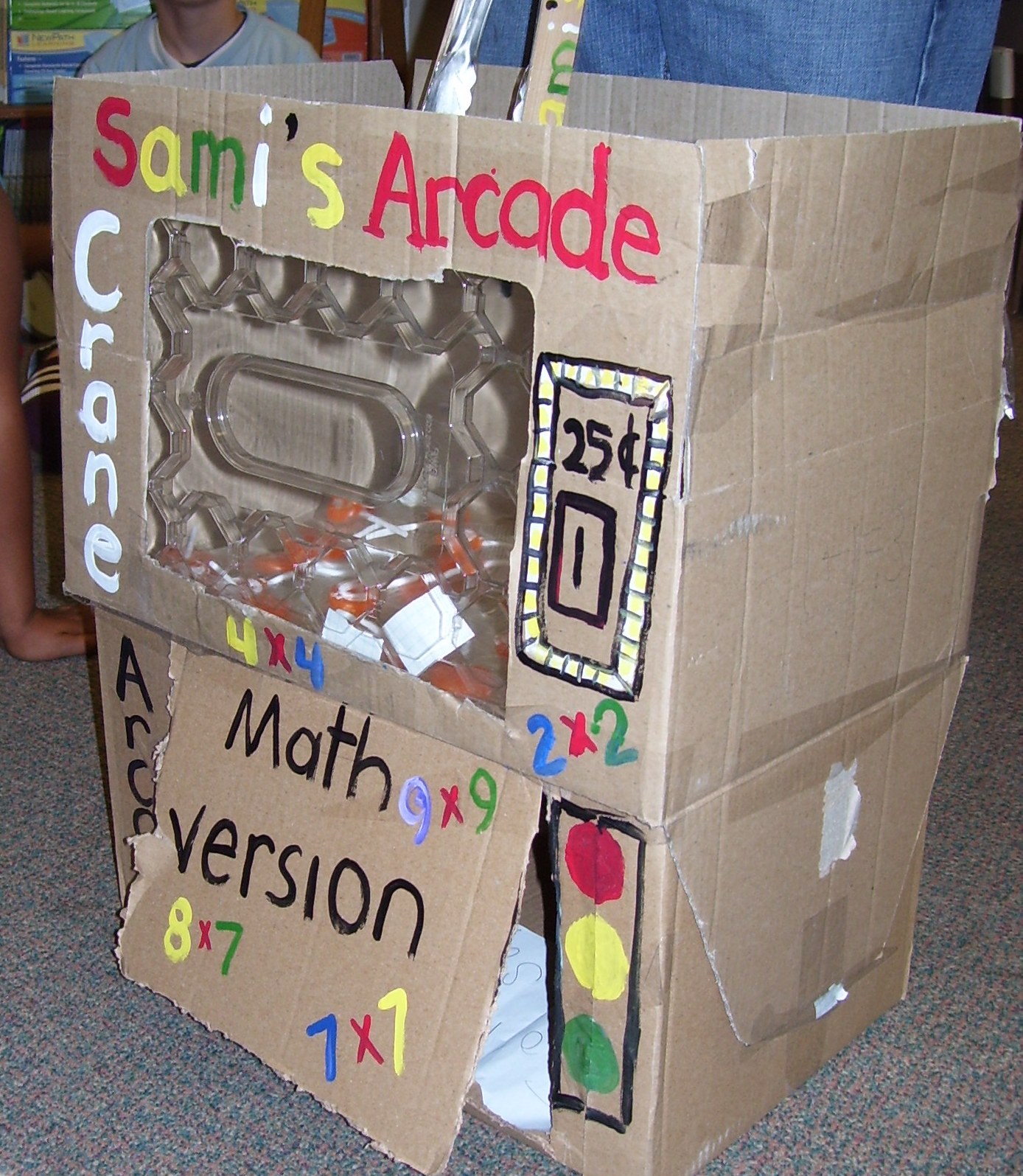 cardboard arcade School garden, Elementary schools, Arcade