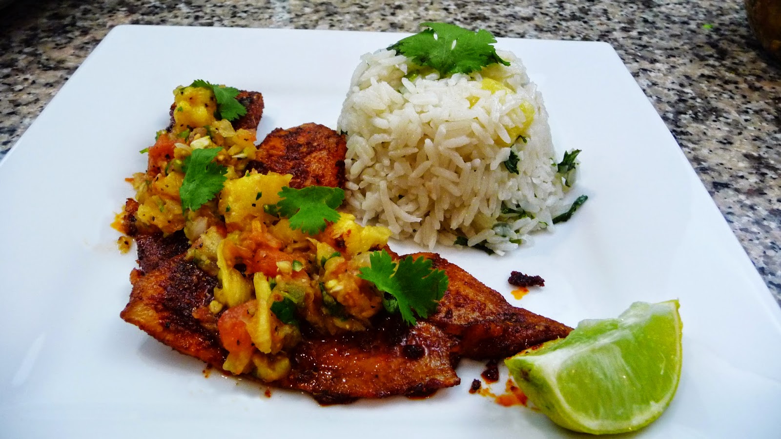 Cajun style Fish with Pineapple sauce Easy Cooking with Sandy