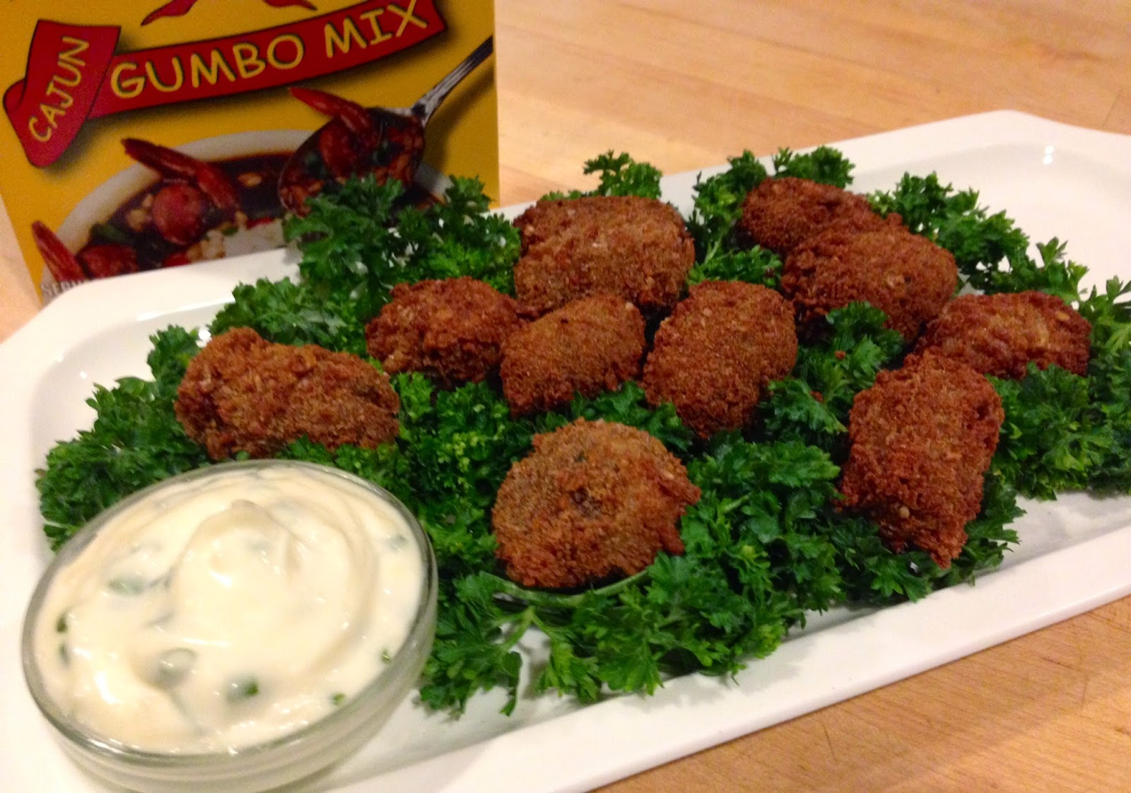 37 Cooks Cajun Kroketten with GarlicChive Mayo