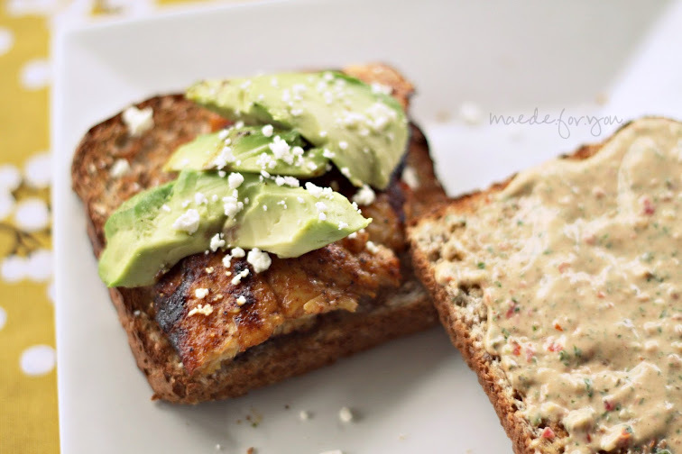 maede.for.you. Grilled Chicken & Avocado Sandwich with Tomato Basil Aioli