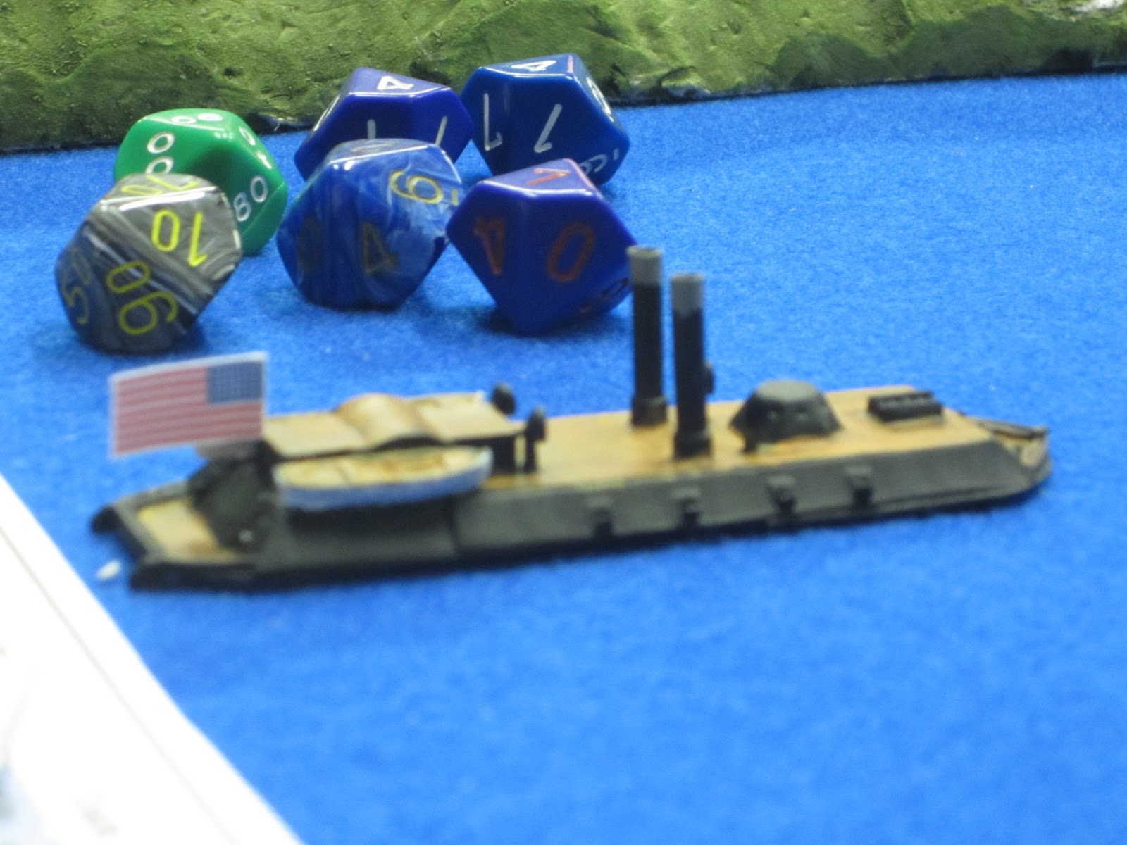 Operation Wargaming! First ACW Ironclad game.